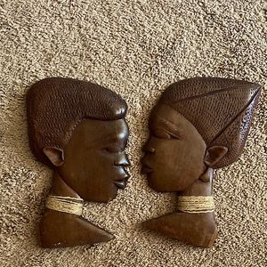 Beautiful and unique vintage African wall decor.